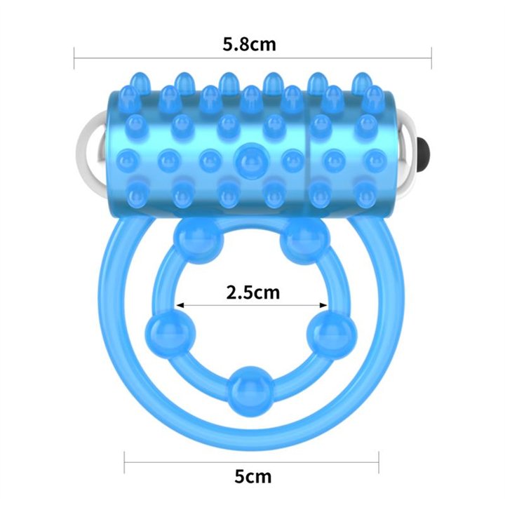 Lumino Play Vibratin Ring Blue Light - LO-LV343216 - Teknashop Ltd