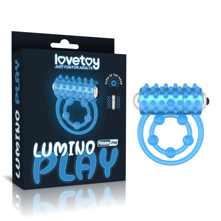 Lumino Play Vibratin Ring Blue Light - LO-LV343216 - Teknashop Ltd