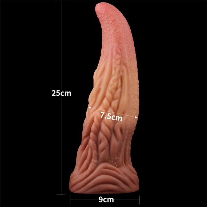 Dildo Tongue 10 Dual Layer - LO-LV411018 - Teknashop Ltd