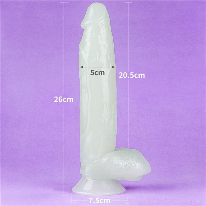Dildo Lumino 10 Blue Light - LO-LV319023 - Teknashop Ltd