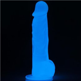 Dildo 8.5 Lumino Blue Light - LO-LV319022 - Teknashop Ltd