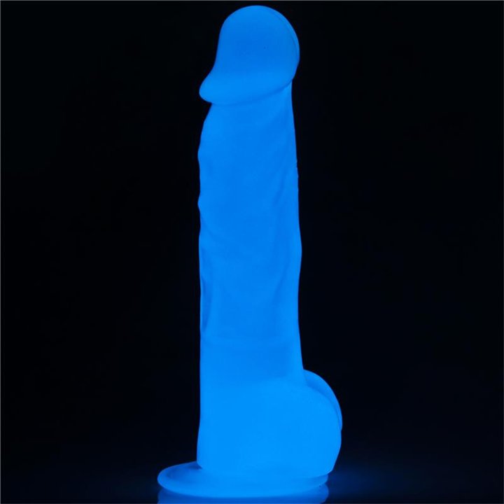 Dildo 8.5 Lumino Blue Light - LO-LV319022 - Teknashop Ltd