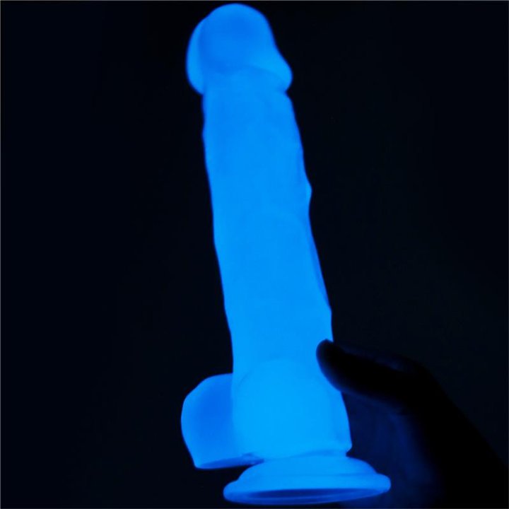 Dildo 8.5 Lumino Blue Light - LO-LV319022 - Teknashop Ltd