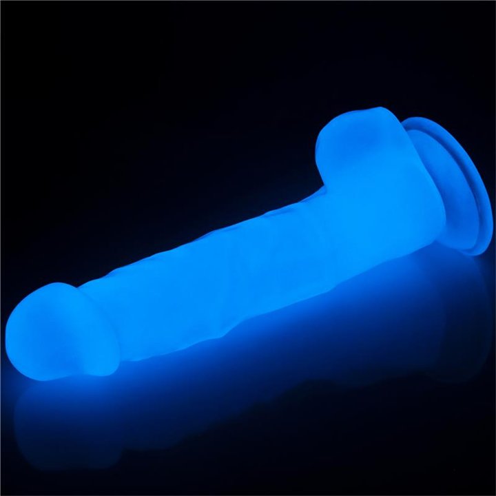 Dildo 8.5 Lumino Blue Light - LO-LV319022 - Teknashop Ltd