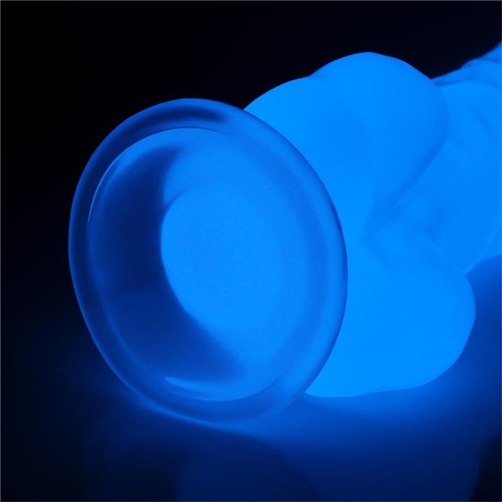 Dildo 8.5 Lumino Blue Light - LO-LV319022 - Teknashop Ltd