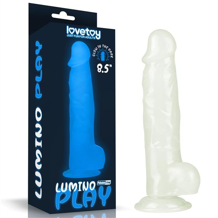 Dildo 8.5 Lumino Blue Light - LO-LV319022 - Teknashop Ltd