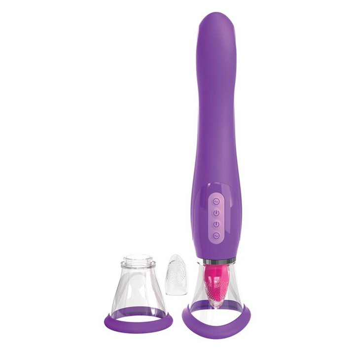 Her Ultimate Pleasure Clitoris Stimulator and Vibe - PD-4943-12 - Teknashop Ltd