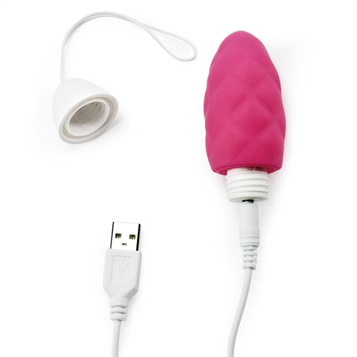 Vibrating Egg IJoy Remote Control USB Pink - LO-LV1565 - Teknashop Ltd