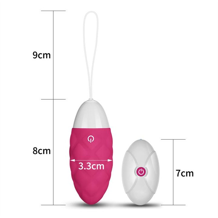 Vibrating Egg IJoy Remote Control USB Pink - LO-LV1565 - Teknashop Ltd
