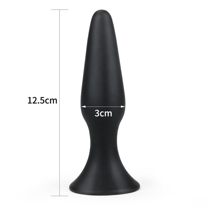 Butt Plug Lure Me Size L Black - LO-BK18L - Teknashop Ltd