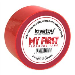 Bondage Tape Non Sticky Red - LO-4700120-R - Teknashop Ltd
