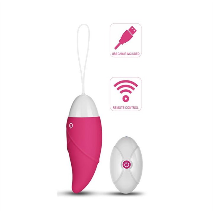 Vibrating Egg iJoy Remote Control USB Pink - LO-LV1567 - Teknashop Ltd