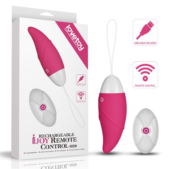 Vibrating Egg iJoy Remote Control USB Pink - LO-LV1567 - Teknashop Ltd