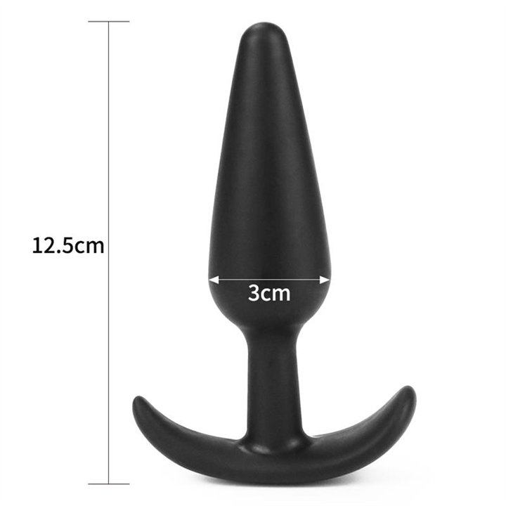Butt Plug Lure Me Size L Black - LO-BK17L - Teknashop Ltd