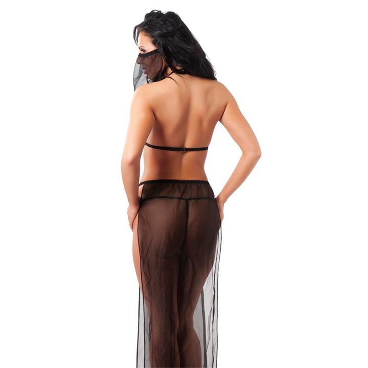 Oriental Costume Black One Size - R1092 - Teknashop Ltd