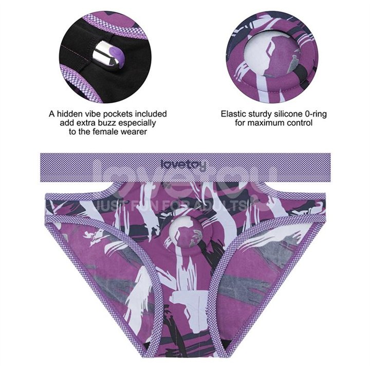 Strap-on Panties Violet - LO-LV715052C - Teknashop Ltd