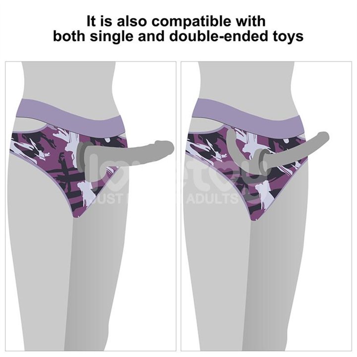 Strap-on Panties Violet - LO-LV715052C - Teknashop Ltd