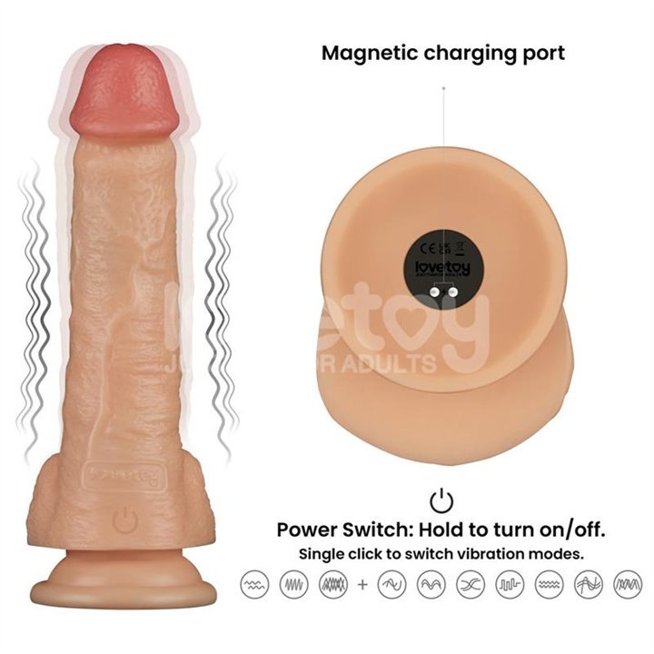 Strap On with Vibrating Dildo 8 - LO-LV715401A - Teknashop Ltd