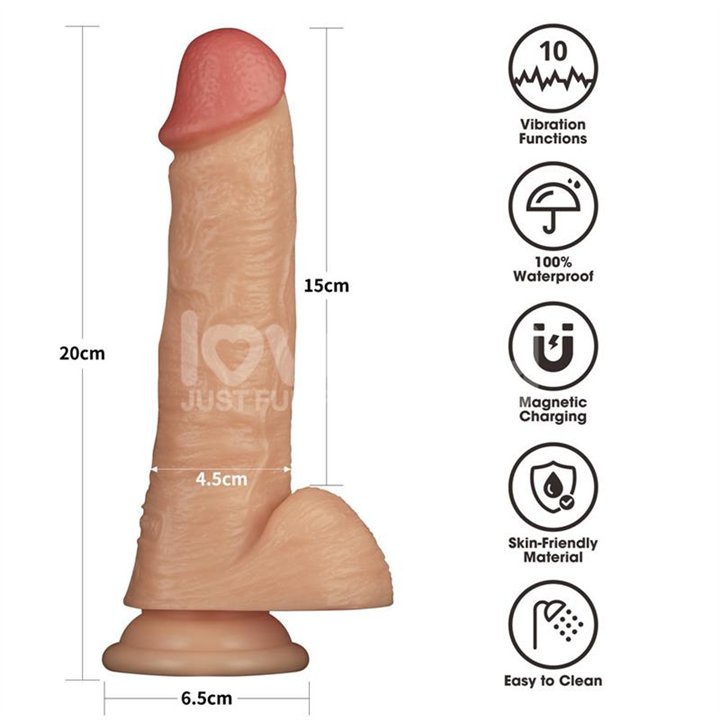 Strap On with Vibrating Dildo 8 - LO-LV715401A - Teknashop Ltd