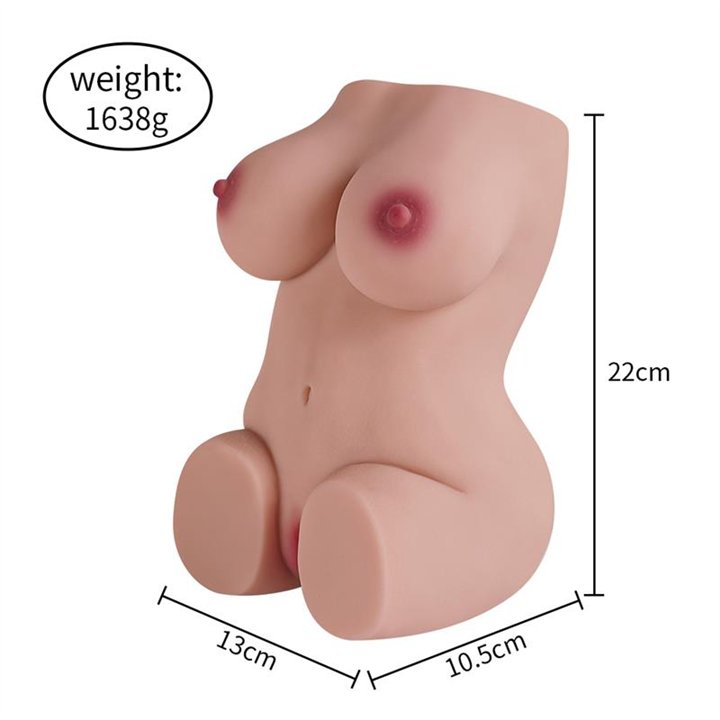 Elroy Mini Torso with Thrusting and Vibration 1.63kg - SQ-MA20057V - Teknashop Ltd