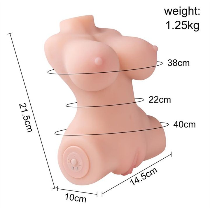 Elu Mini Torso with Vibration 1.25 kg - SQ-MA20069V - Teknashop Ltd