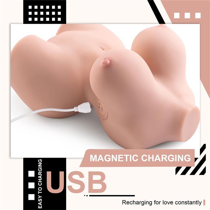 Delilah Mini Torso with Vibration 4.7 kg - SQ-MA20064V - Teknashop Ltd
