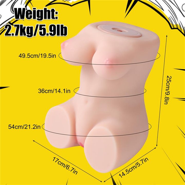 Renata Torso Thrusting and Vibrating 2.54 kg - SQ-MAR20089 - Teknashop Ltd