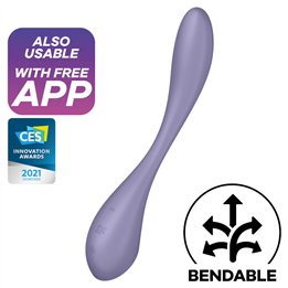 SATISFYER - G-SPOT FLEX 5 MULTI VIBRATOR LILAC - D-232744 - Teknashop Ltd