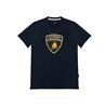 LAMBORGHINI SIZE L MENSCLASSIC BIG LOGO T-SHIRT BLUE