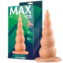 Kai Adaptable Butt Plug Flesh 9,4 - 18.4 cm - MX-959 - Teknashop Ltd