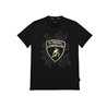 LAMBORGHINI SIZE XL MENS T-SHIRT ARTISTIC SHIELD BLACK