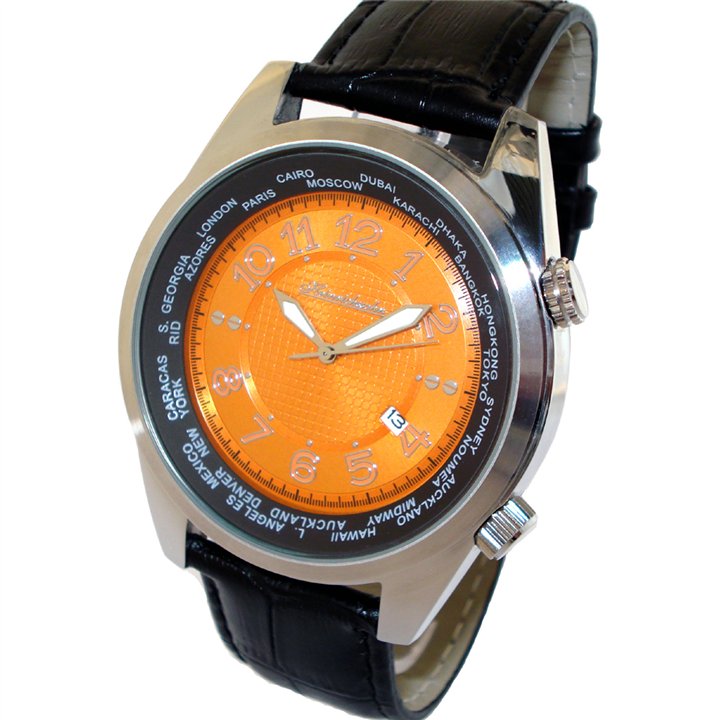HEINRICHSSOHN Danzig Orange HS1003O Men's Watch - HS1003O - Teknashop Ltd