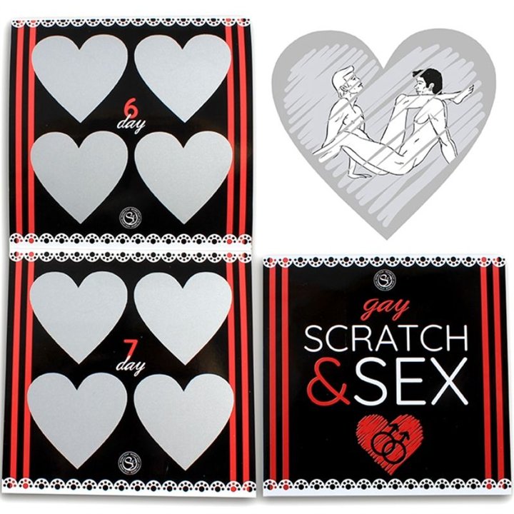 SECRETPLAY - SCRATCH & SEX GAY COUPLES GAME (ES/EN/FR/PT/DE) - D-221861 - Teknashop Ltd