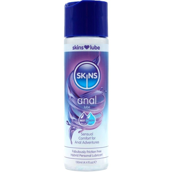 SKINS - ANAL HYBRID WATER & SILICONE-BASED LUBRICANT 130 ML - D-244882 - Teknashop Ltd