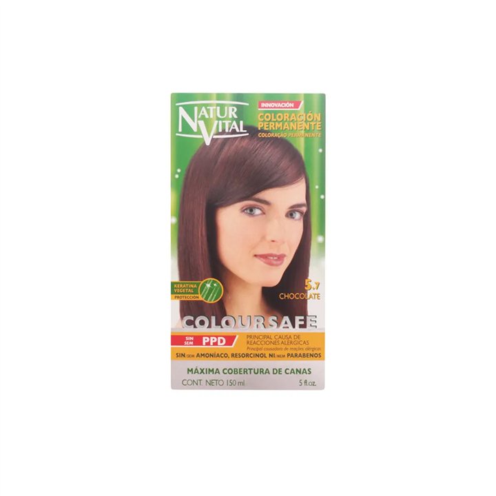 Naturaleza Y Vida Coloursafe Permanent 5.7 Chocolate 150ml - unisex - Teknashop Ltd