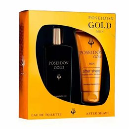 Poseidon Gold Men Eau De Toilette Spray 100ml Set 2 Pieces - man - Teknashop Ltd