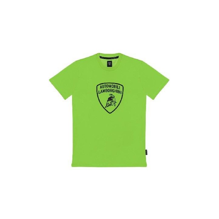LAMBORGHINI SIZE XL MENS BIG SHIELD TEE GREEN - LCSWB7T2-400-XL - Teknashop Ltd