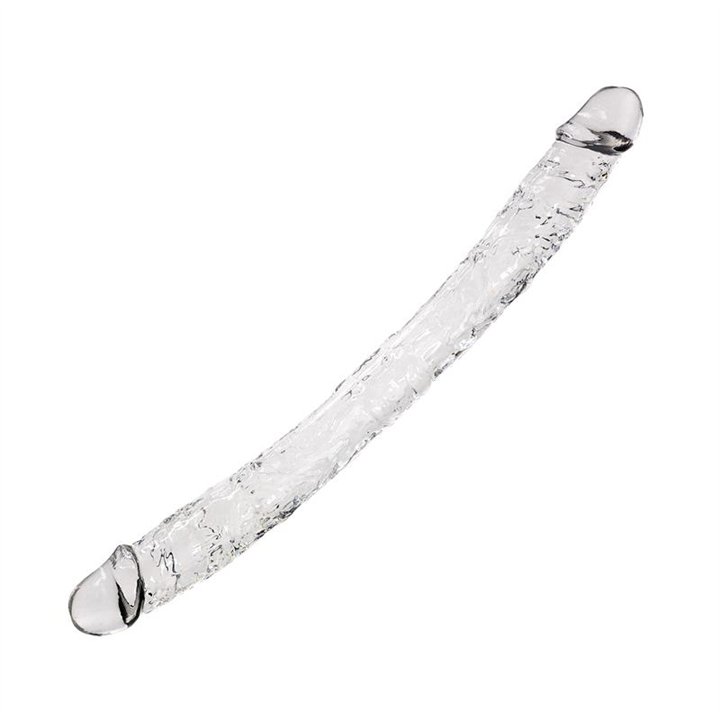 Supreme Double Dildo 38.5 cm Clear - A-20750 - Teknashop Ltd
