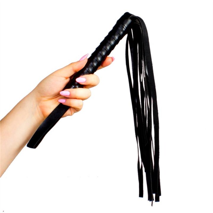 Leather Flogger 45 cm Black - F3463 - Teknashop Ltd