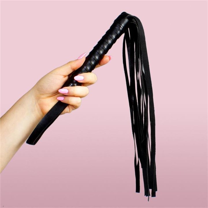 Leather Flogger 45 cm Black - F3463 - Teknashop Ltd