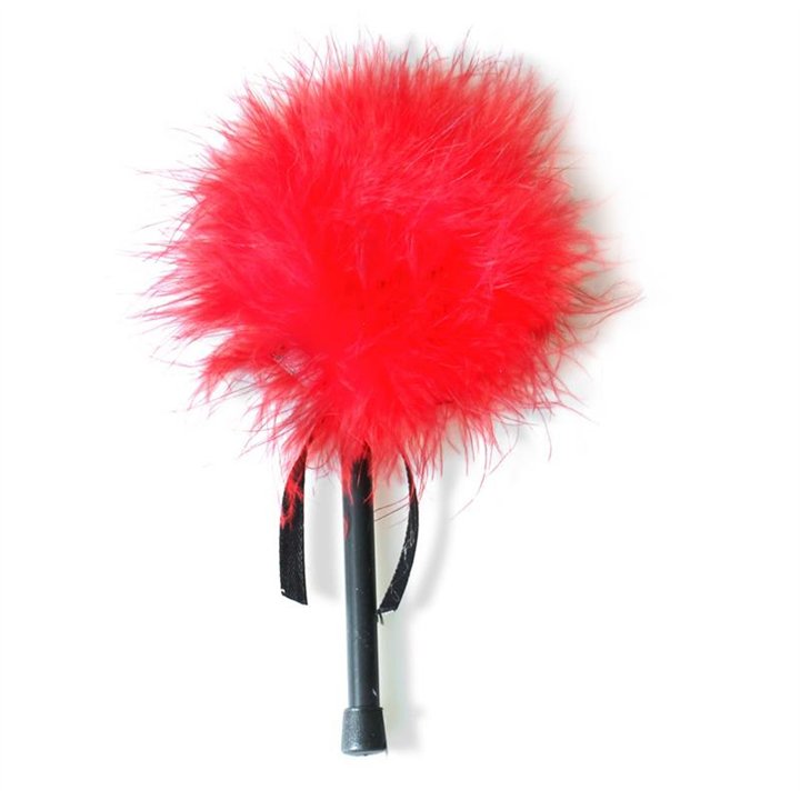 Feather Tickler with Marabou Red - F3420R - Teknashop Ltd