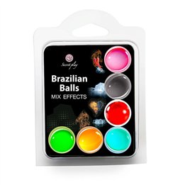 Set 6 Brazilian Balls Mix Effect - F3701 - Teknashop Ltd