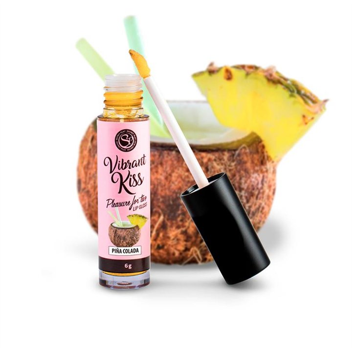 Lip Gloss Vibrant Kiss Piña Colada Flavor - F3687 - Teknashop Ltd
