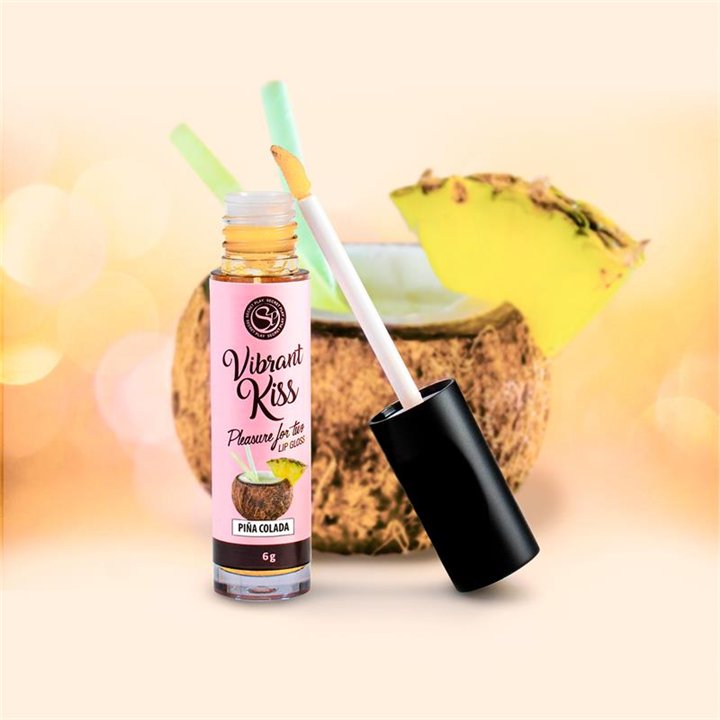 Lip Gloss Vibrant Kiss Piña Colada Flavor - F3687 - Teknashop Ltd