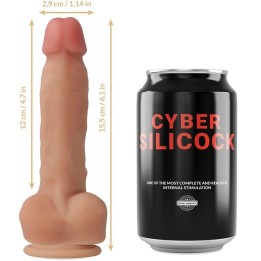 CYBER SILICOCK - ANSEL ULTRA REALISTIC SOFT LIQUID SILICONE 15.5 CM -O- 2.9 CM - D-227296 - Teknashop Ltd