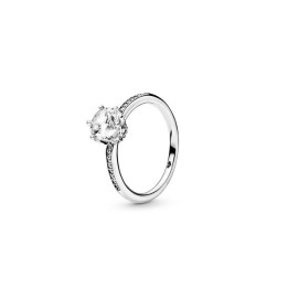 PANDORA JEWELS Mod. CLEAR SPARKLING CROWN - RING - Size 52 - WW.198289CZ-52 - Teknashop Ltd