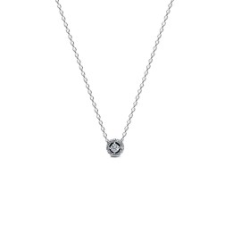 PANDORA JEWELRY Mod. SPARKLING ROUND HALO PENDANT COLLIER NECKLACE - WW.393548C01-45 - Teknashop Ltd