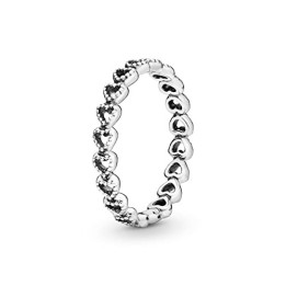 PANDORA JEWELRY Mod. BAND OF HEARTS RING - SIZE 50 - WW.190980-50 - Teknashop Ltd