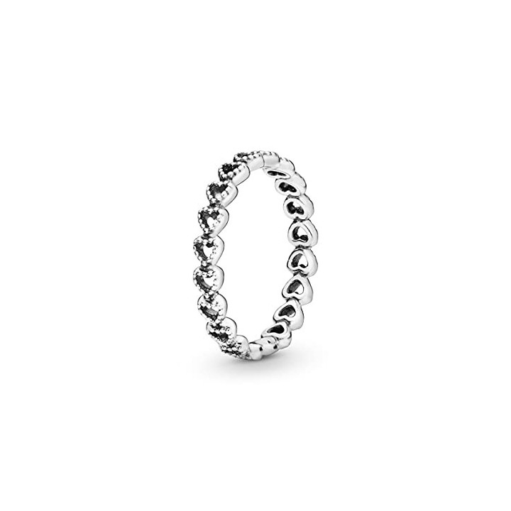 PANDORA JEWELRY Mod. BAND OF HEARTS RING - SIZE 50 - WW.190980-50 - Teknashop Ltd