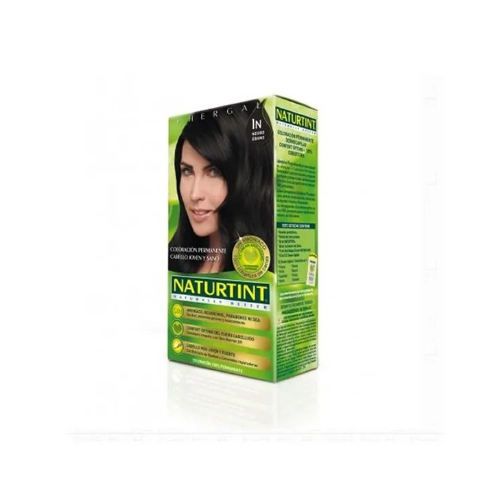 Naturtint 1N Ammonia Free Hair Colour 150ml - unisex - Teknashop Ltd